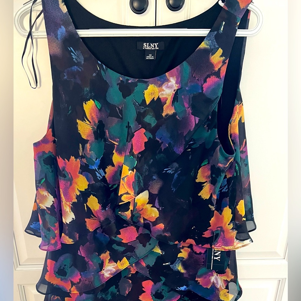 SLNY Multi colored Dress